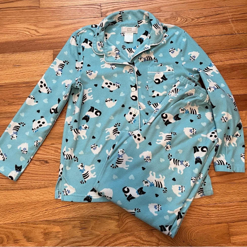 Karen Neuburger Cat Pajama Set